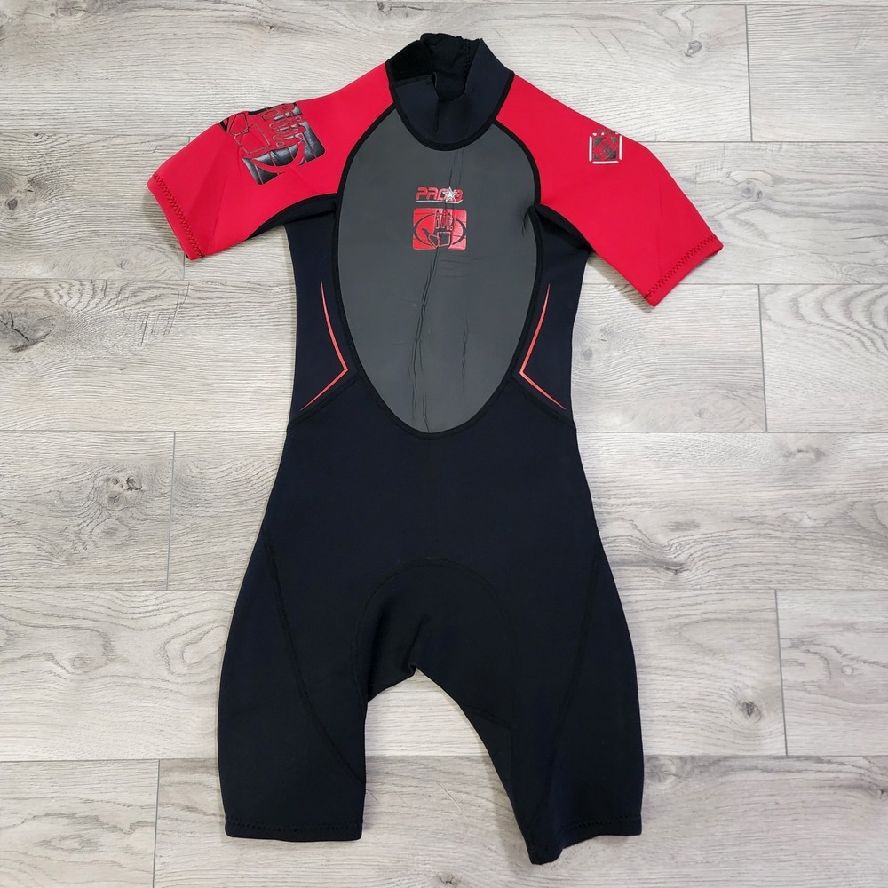 BODY GLOVE PRO 3 KIDS SIZE‎ 8 NEOPRENE 2.1 MM SHORT SLEEVE SHORTS WETSUIT